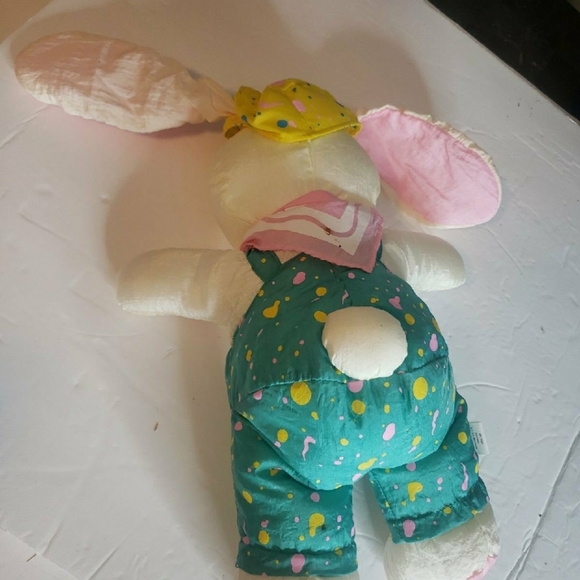 1993 Crayola Easter Bunny Hallmark Cards Plush - Picture 4 of 8